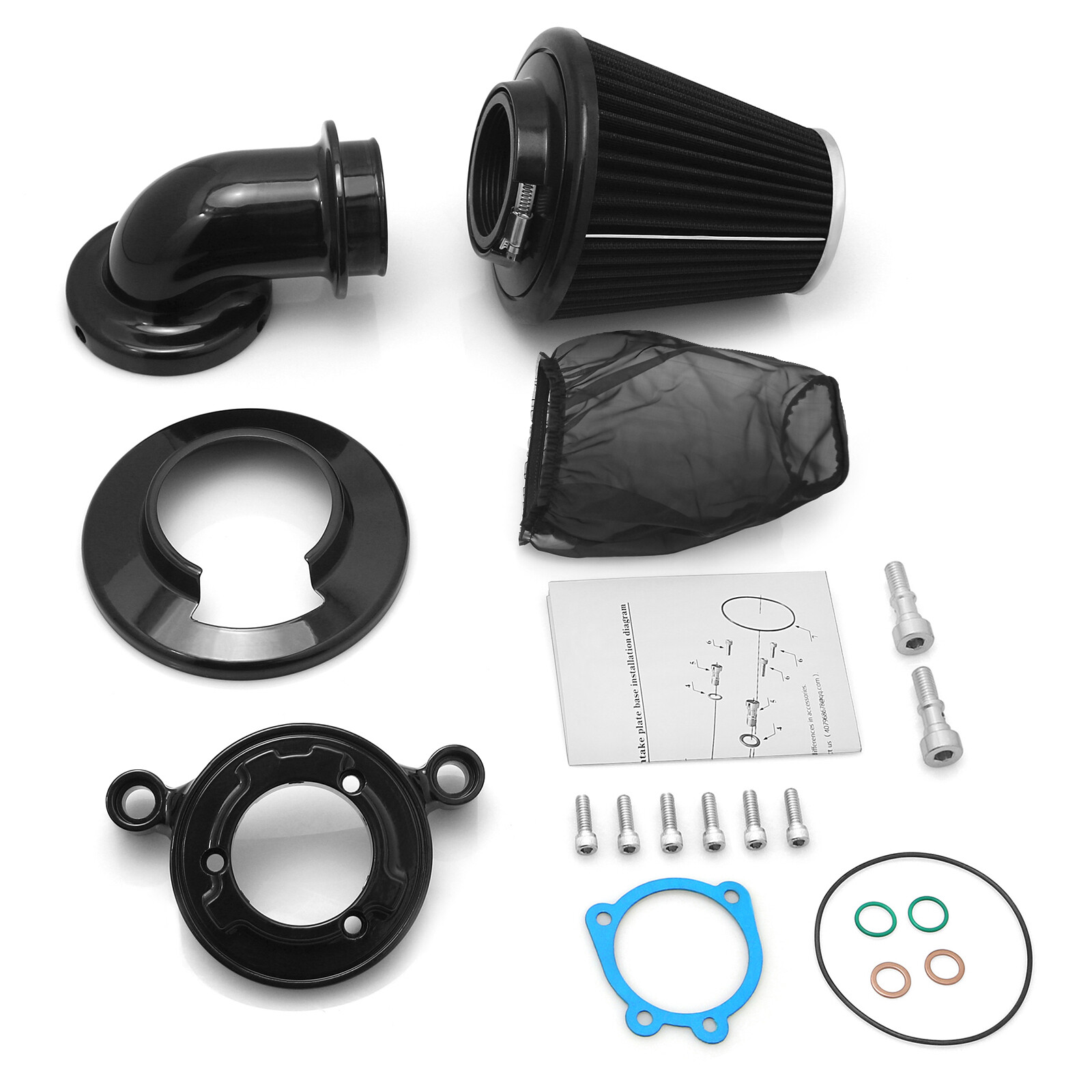 Cone Air Cleaner filter for harley Sportster XL883 XL1200 IRON 883 48 XL1200V 72