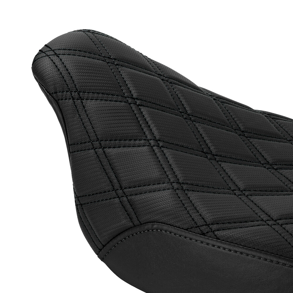Black Front Rear Seat Backrest Support For Harley Electra / Road Glide 1997-07