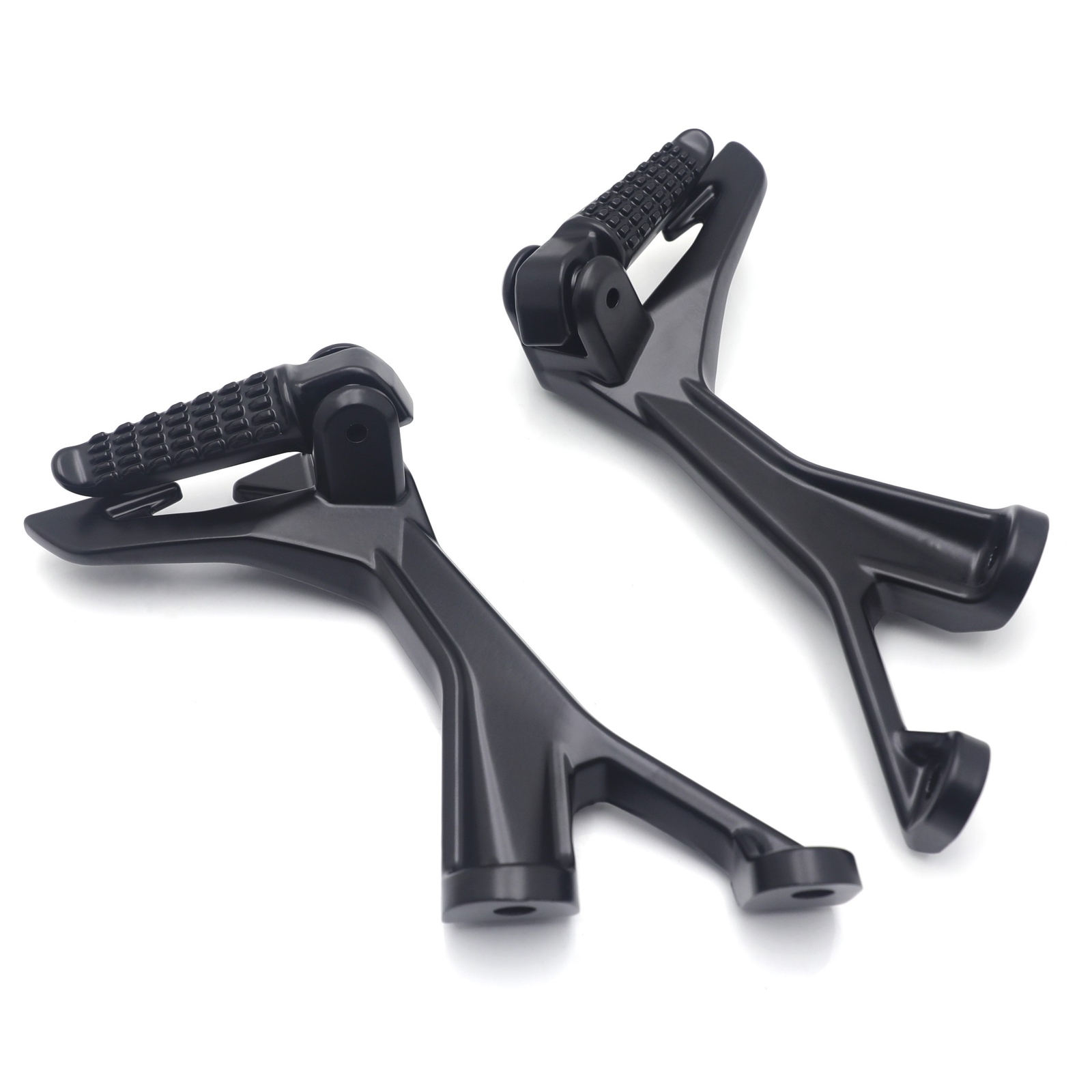 Rear Foot Pegs Rest Bracket Set Fit Kawasaki Ninja 400 2018-2024 Z400 2019-2024