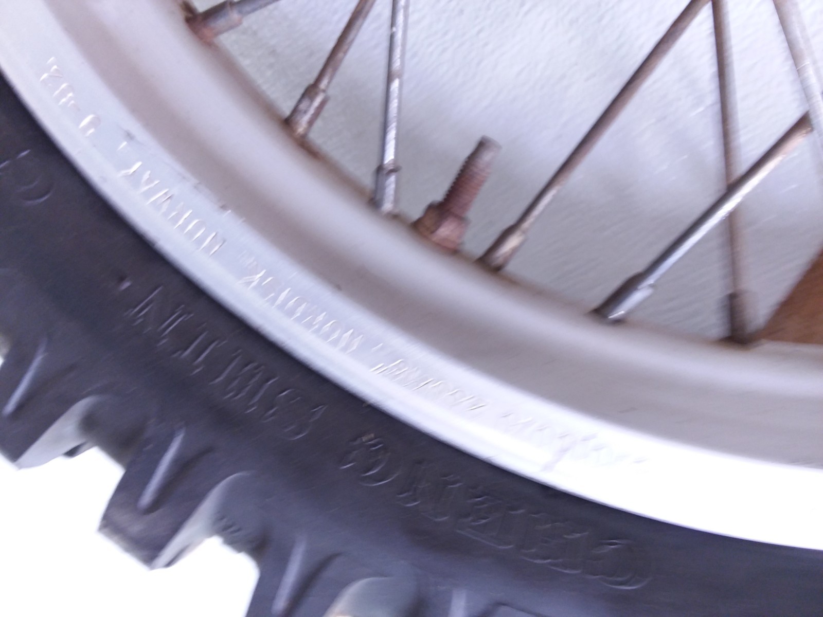 KTM 495 KTM495 Rear Wheel Rim & Sprocket 2.15×18 NORDISK OEM 1983 RB184 ANX-D6