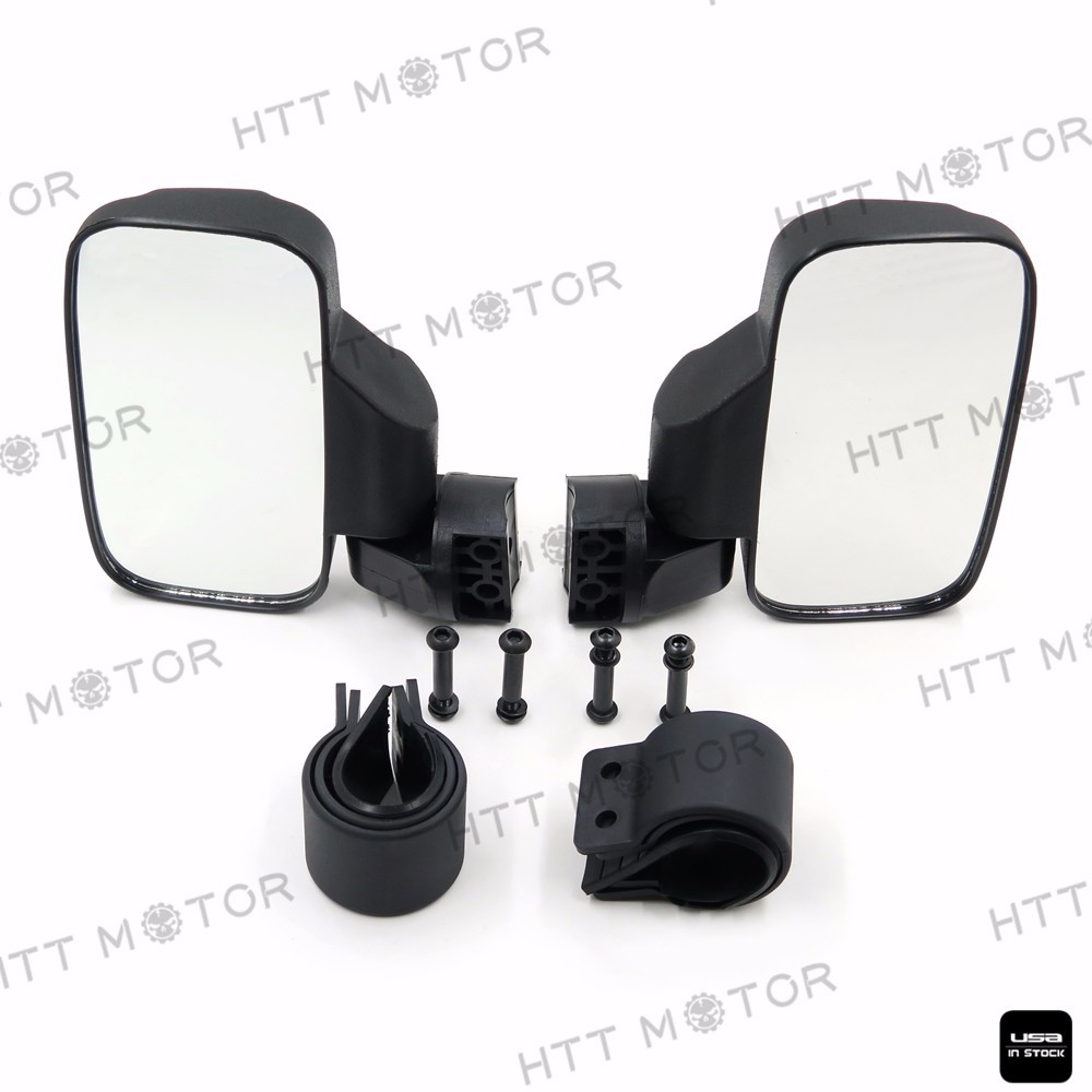 Mirror Set UTV Side View High Impact Break Away Convex 1 5/8″ – 2″ Roll Cage