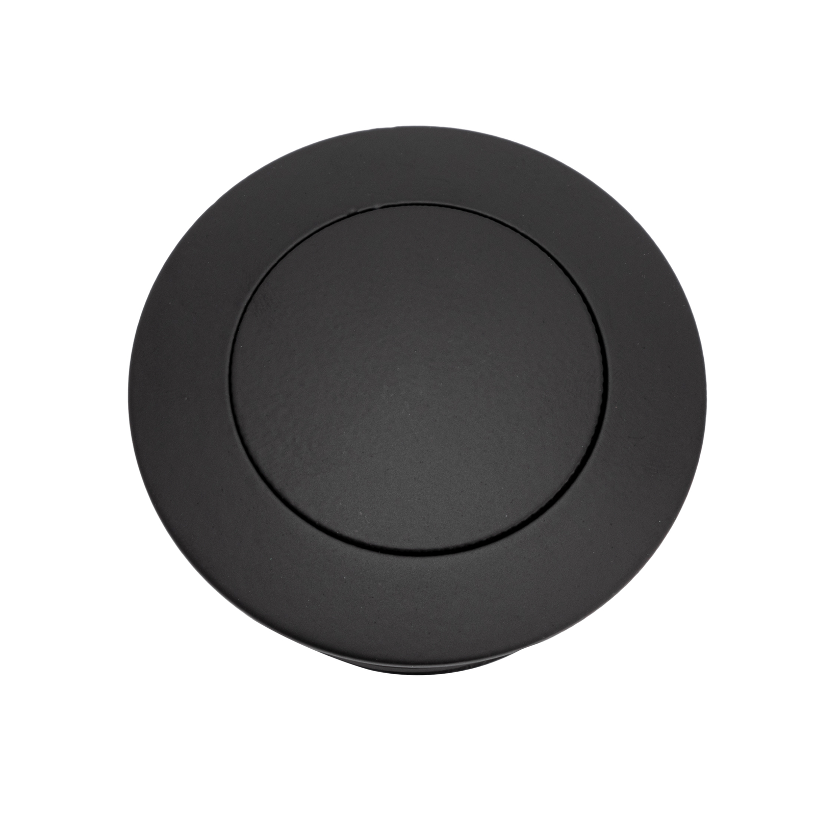 1X Pop-up Tank Gas Cap Black Vented Flush Mount Fuel Filler Cap Cover For Harley