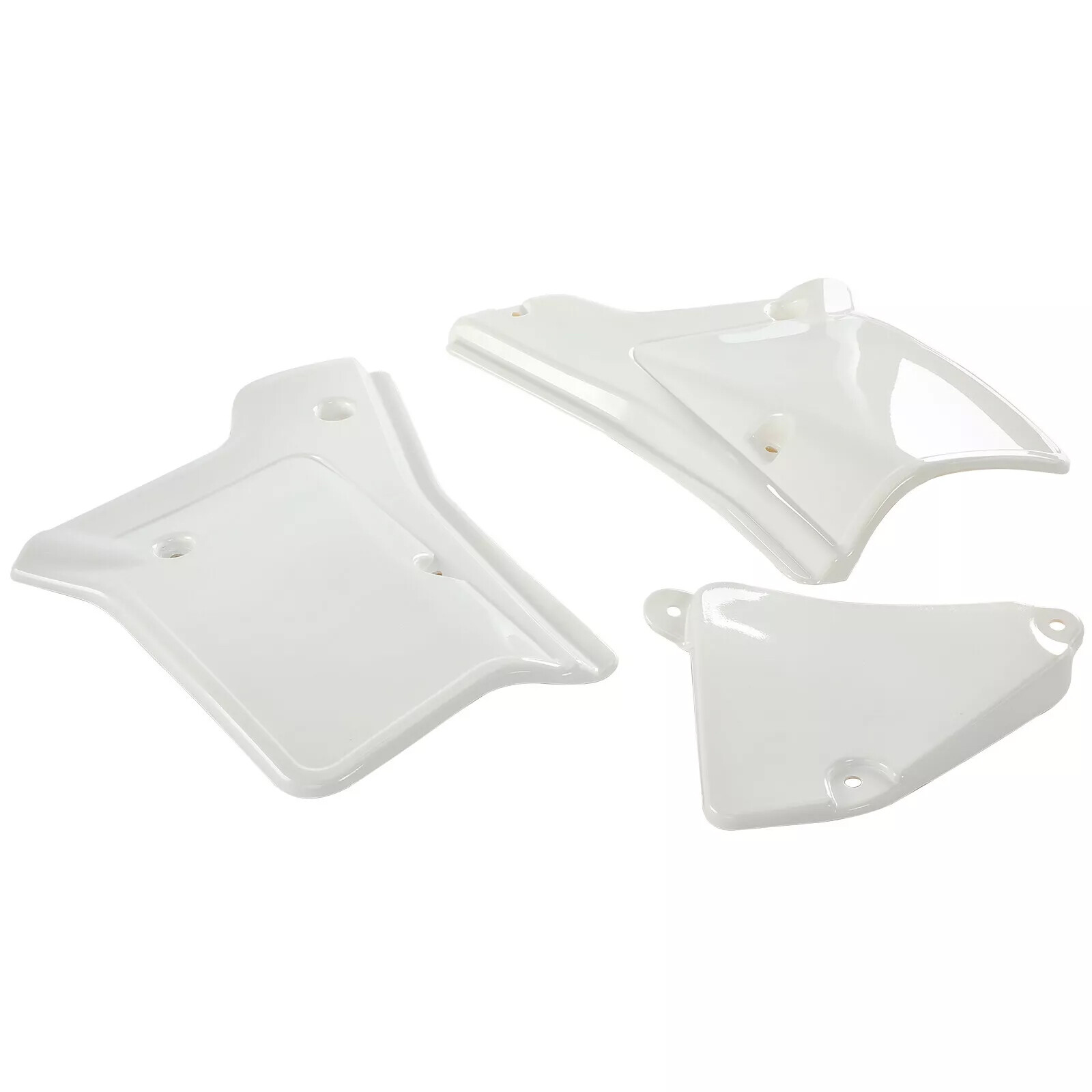 One Set Side Panel Cover Fender Plastic Body for Honda XR200R 84-02 XR250R White