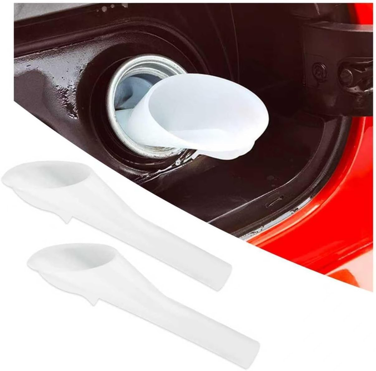 Automotive Fluid Funnel Set – 2PCS Capless Design for Hassle-Free Oil Changes