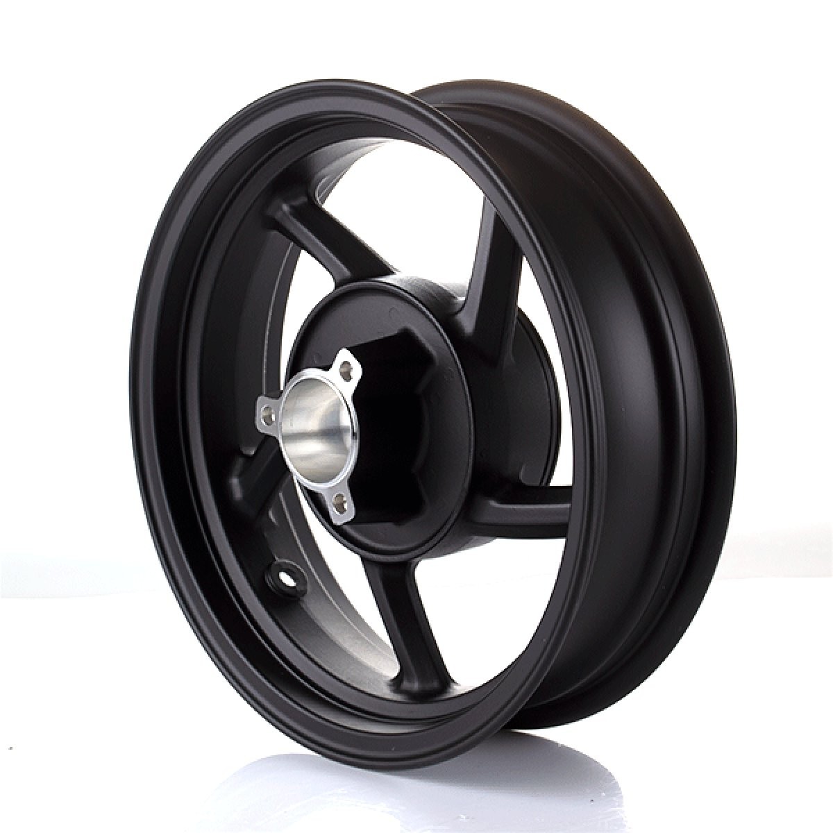 Rear Wheel Black 13 x 3.50inch for ZS125T-48 Gravity Cast Steel Scooter 5 Spoke