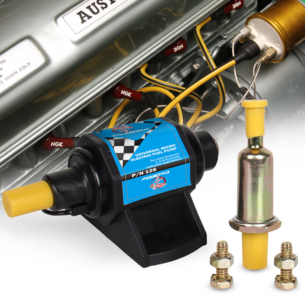 12S Universal Electric Fuel Pump Carburetor 12 V Low Pressure Gas Diesel Alcohol