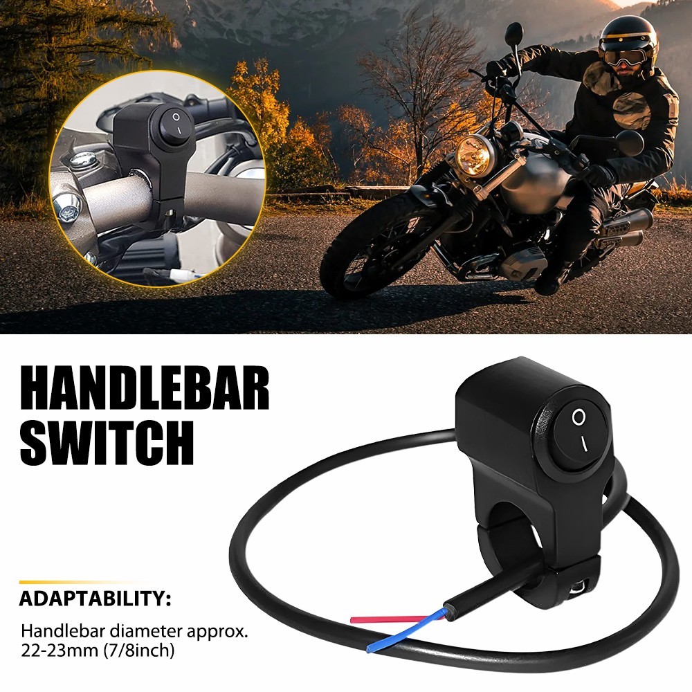 7/8″ Motorcycle Turn Handlebar Signal Switch Controller US Dustproof Durable 12V