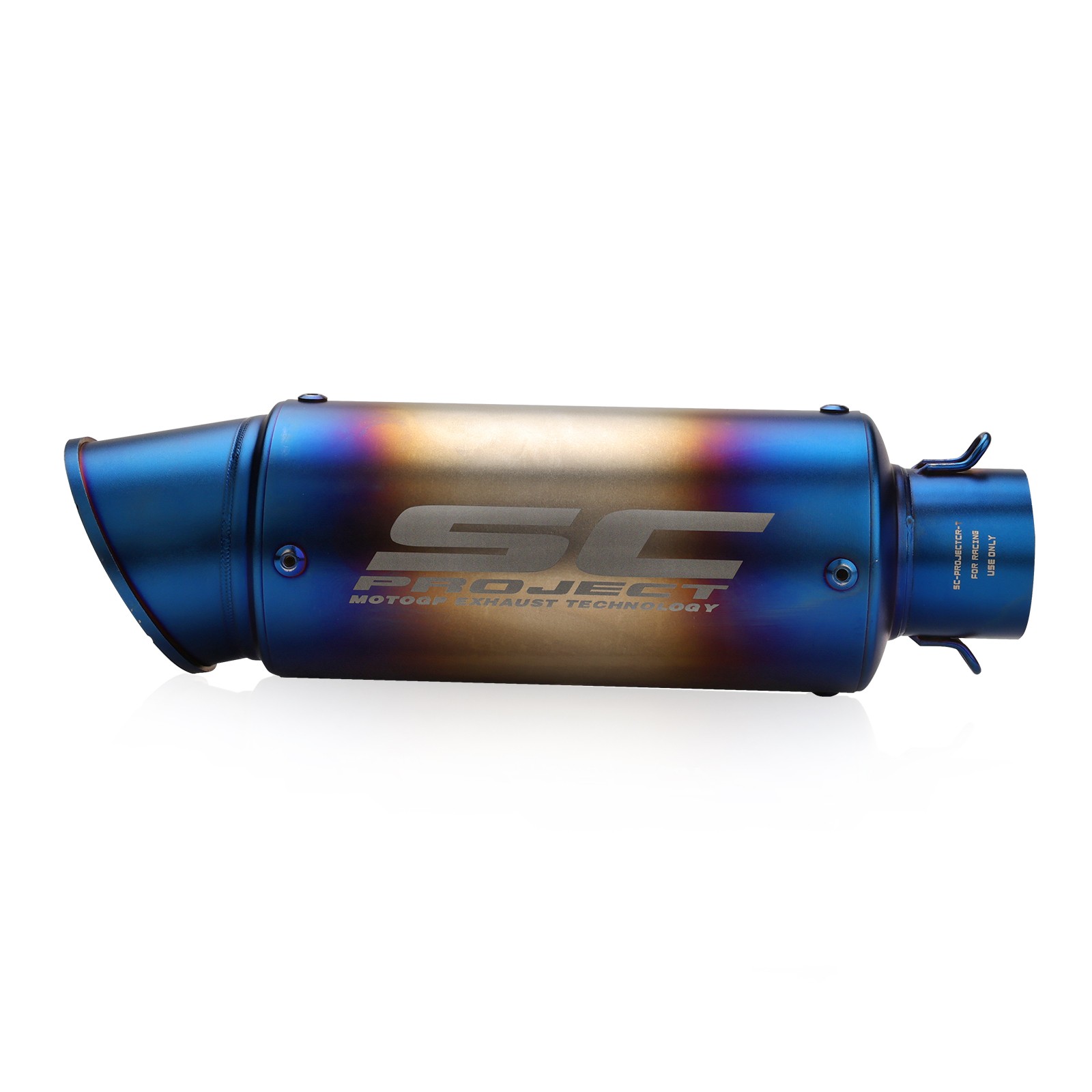 Slip On Exhaust Muffler Pipe Tail Tips For 38-51mm 2″ Universal Motorcycle ATV