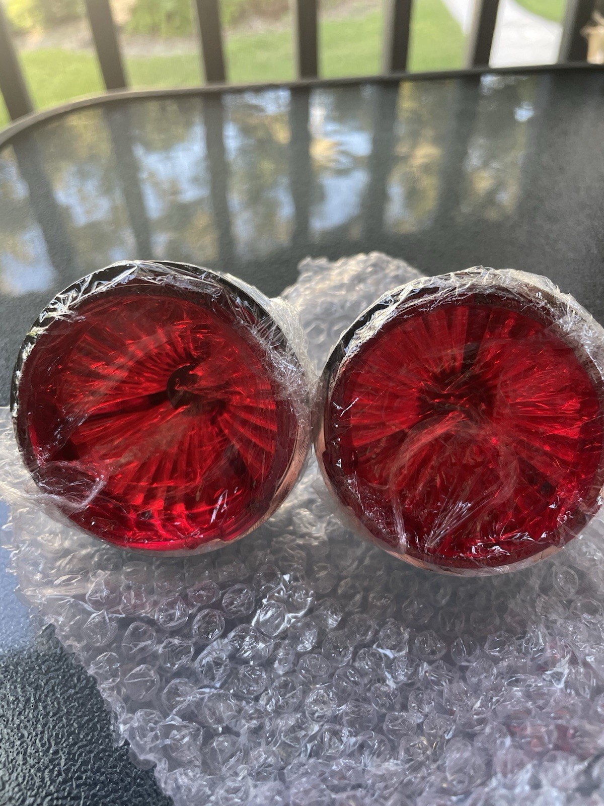 Custom Motorcycle Rocket Spike Turn Signal / Tail Light Lens Covers (2-Pack)