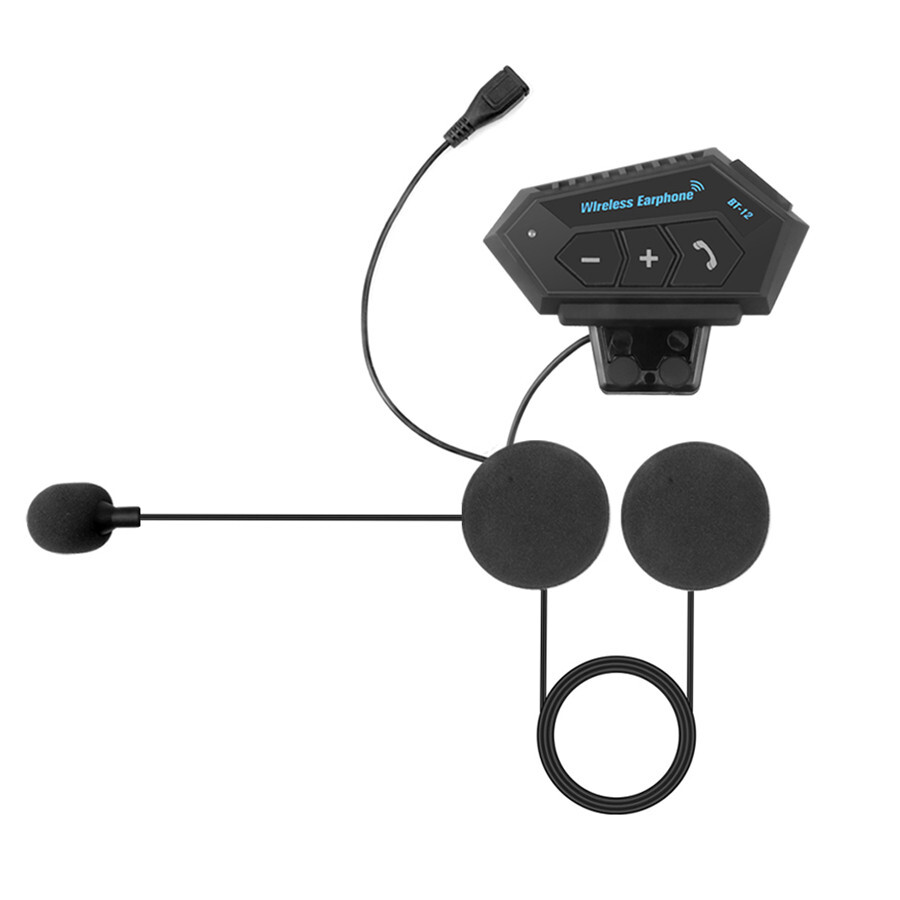 Motorcycle Helmet Headset Wireless Bluetooth 5.0 Headphone Speaker Rechargeable