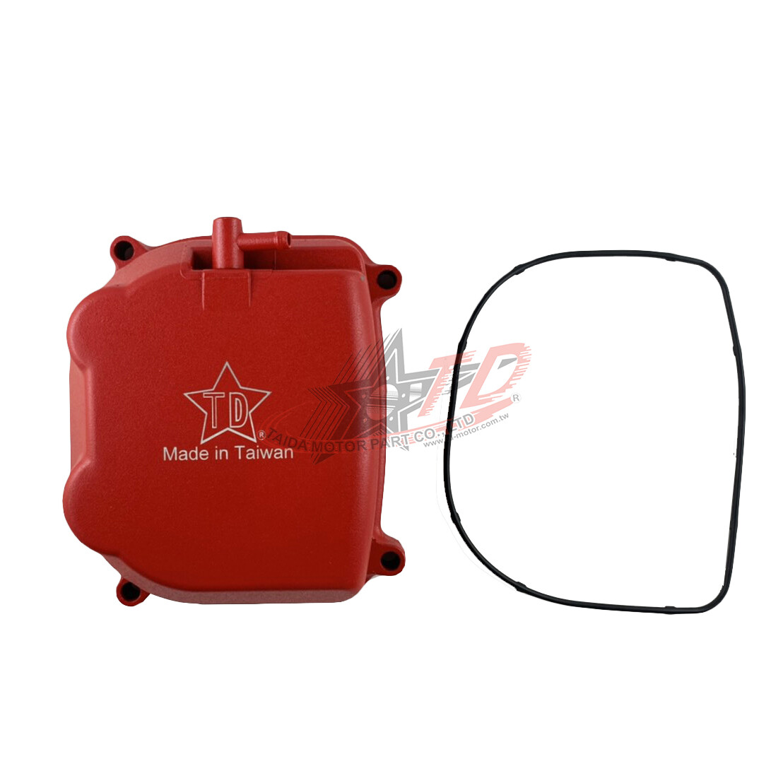 TAIDA *RED* CAM VALVE COVER FOR 150cc – 232cc GY6 MOTORS (54mm & 57mm spacing)