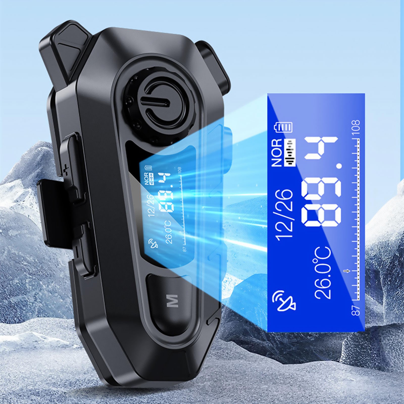 Motorcycle Helmet Headset Wireless Bluetooth 5.4 with Balanced Audio Sound