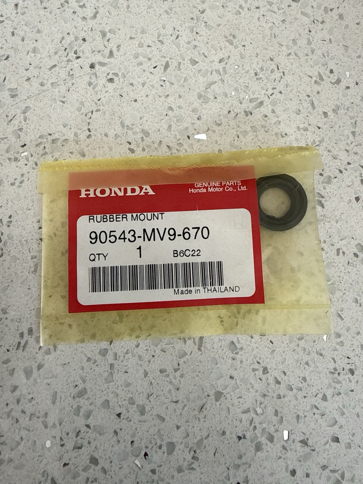 Genuine Honda Camshaft Valve Cover Rubber Mounting Seal 90543-MV9-670 BRAND NEW