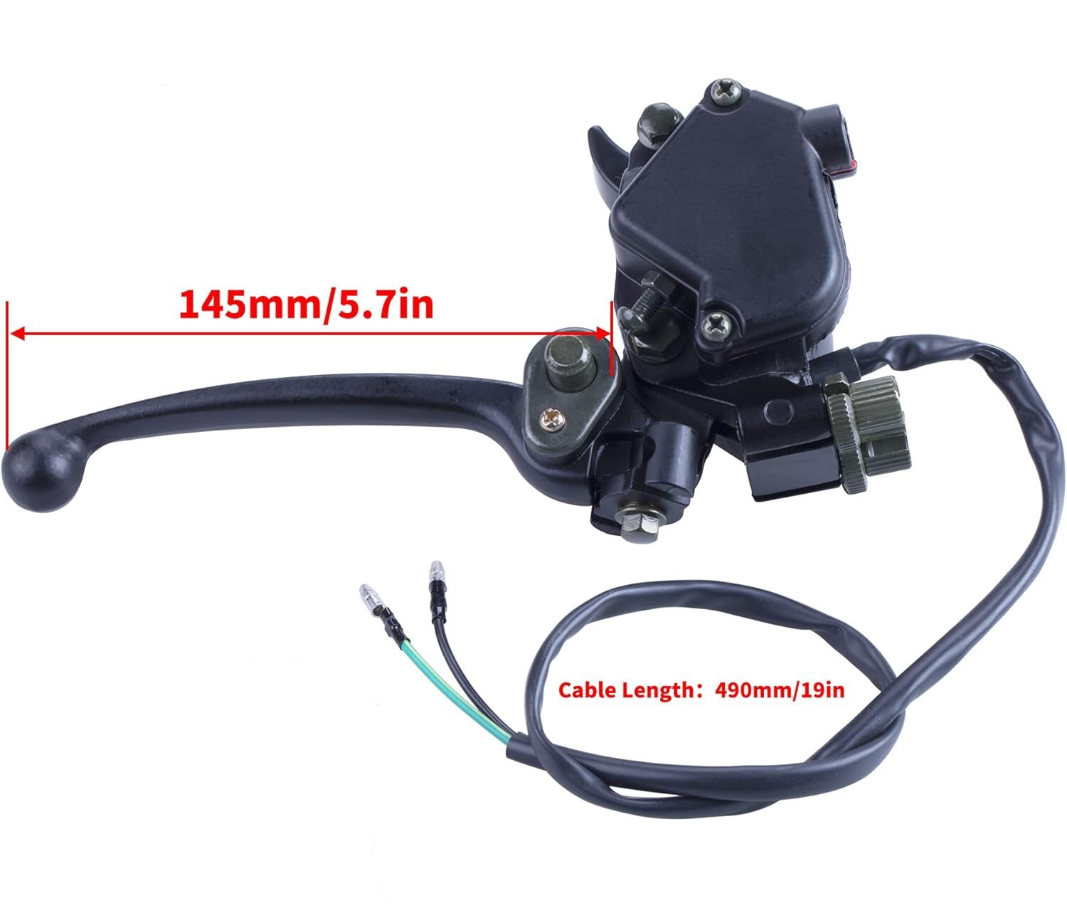 Brake Lever with Thumb Throttle Controller ATV Quad Bike 50cc 110cc 125cc Taotao
