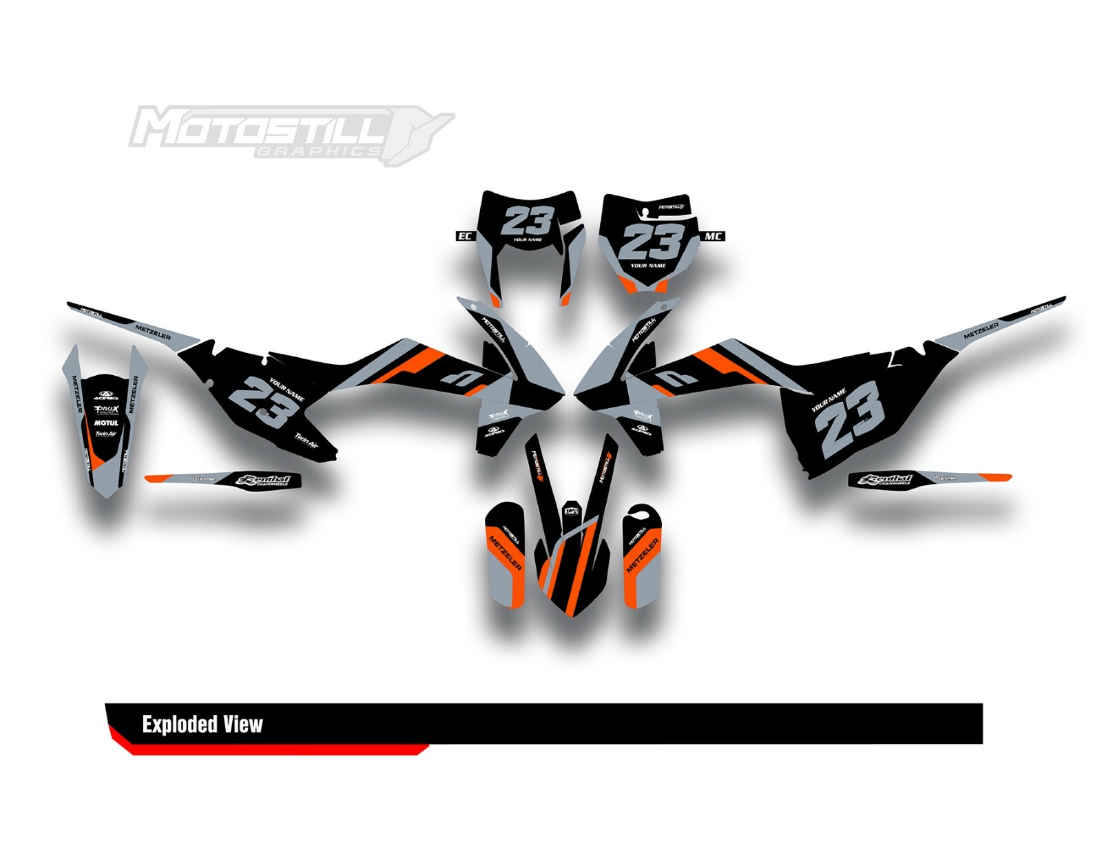 FIT FOR KTM EXC XC 2017 2018 2019 / SX 2016 2017 2018 STICKER SET DECAL KIT