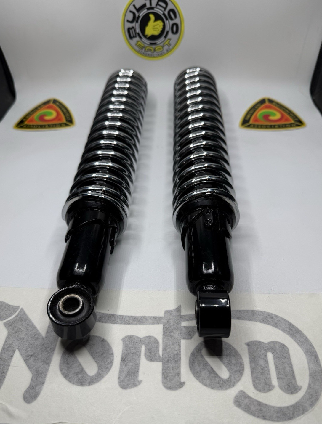 NEW NORTON Commando 12.9″ rear shocks 1968 69 70 71 71 73 74 750 850