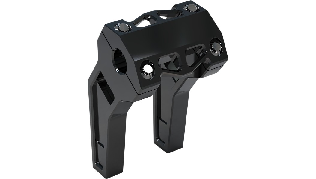 LA Choppers LA-7471-06B 1in. Pullback Riser Kit – 6in. – Black Anodized