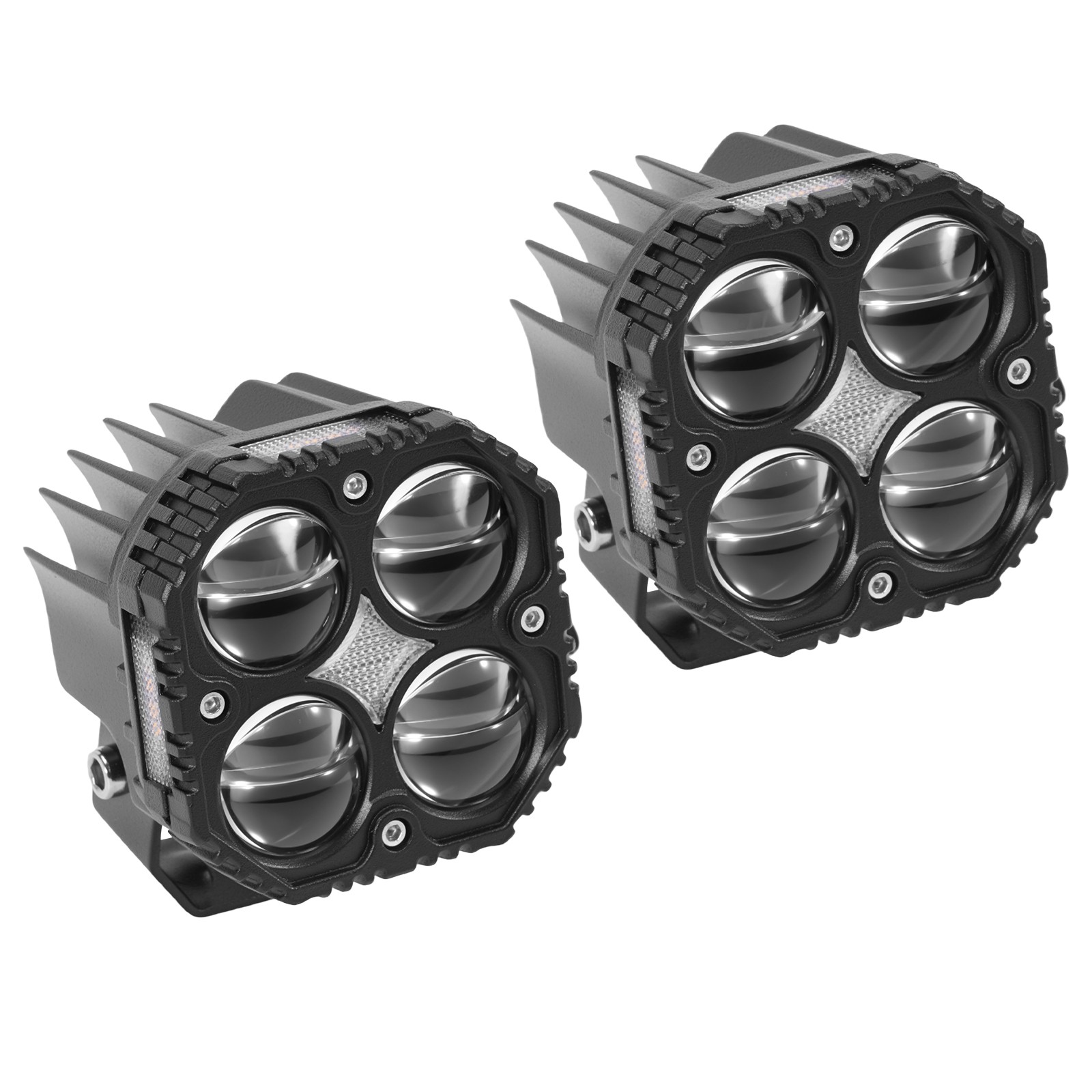 120W Auxiliary LED Motorcycle Spotlights for SUV Truck IP67 Waterproof
