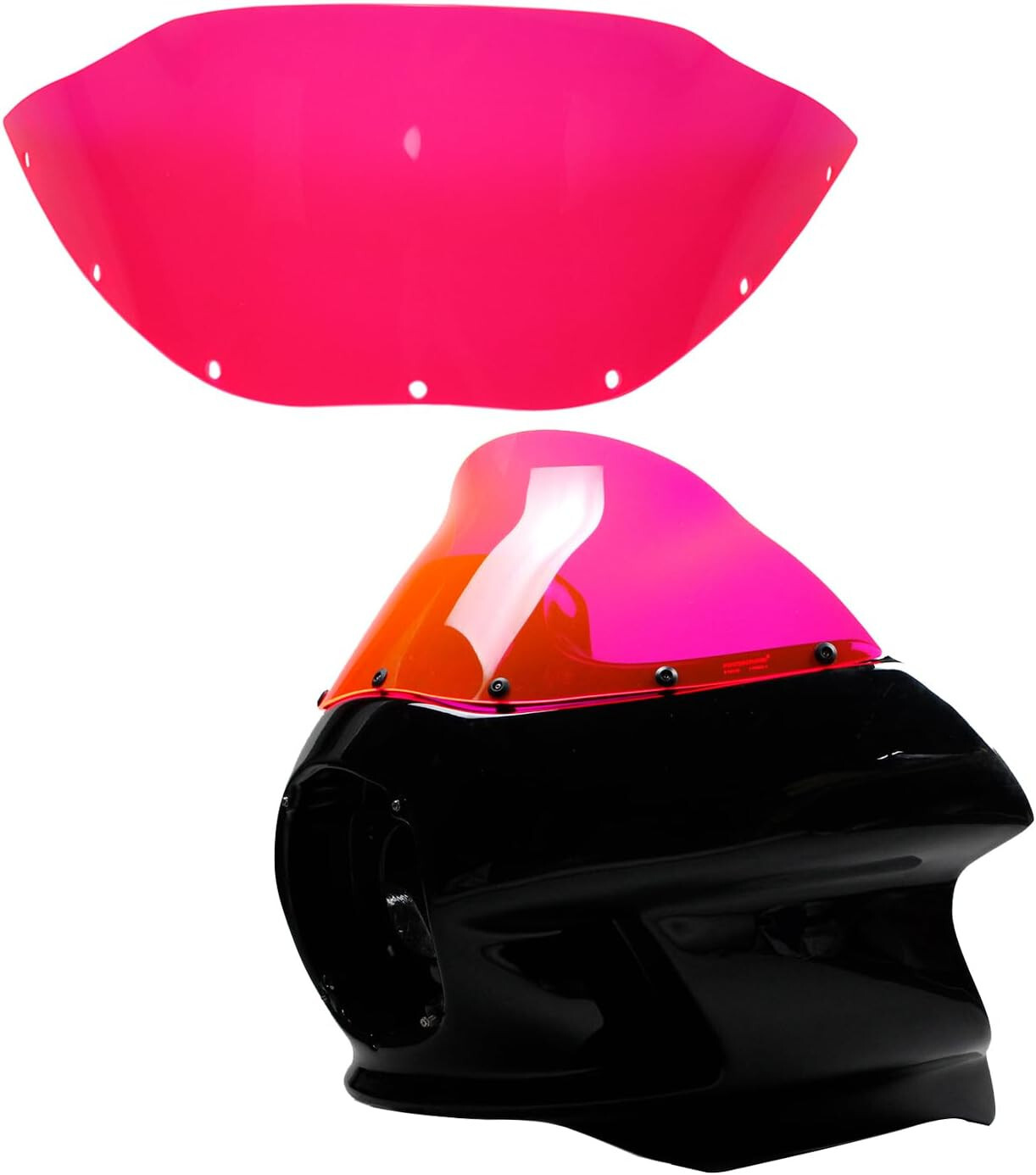 Power James 7″ PMMA Windshield Windscreen for Harley Davidson Touring FLHX