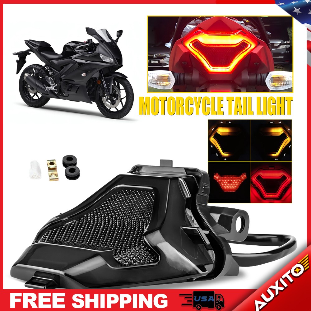 Tail Brake Signals Turn Light Led Integrated For Yamaha YZF-R3 YZF-R25 MT-25/03