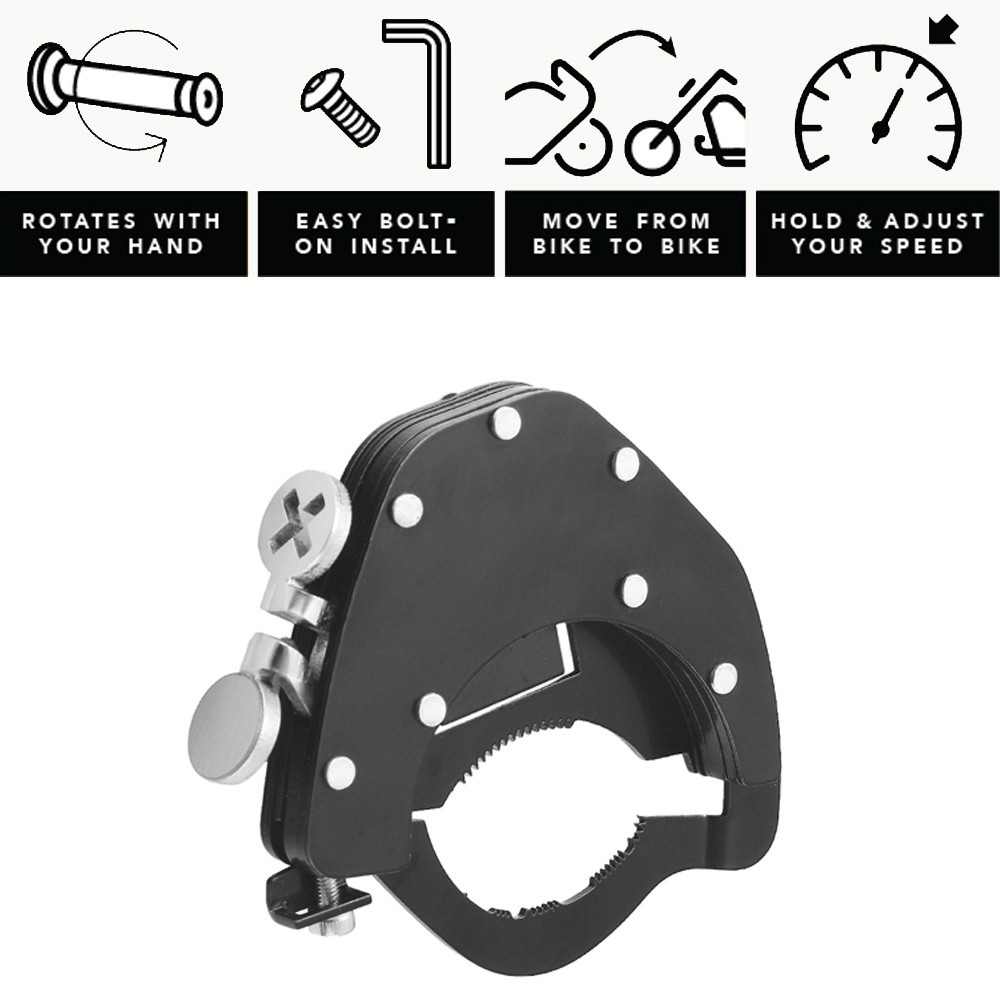 Throttle Lock Motorcycle Cruise Control Throttle Assist Top Kit Stainless Steel