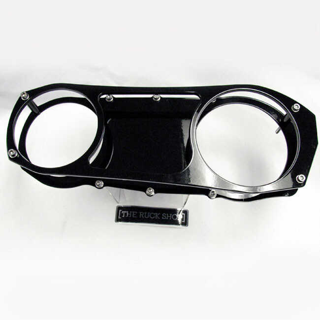 GY6 BLACK BILLET POWDER COATED ALUMINUM CVT COVER AKA ANKLEBITER *OPEN CENTER*