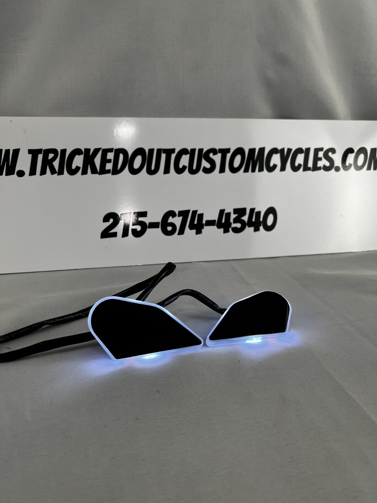 Suzuki M109R VZR1800 LED Front Turn Signal Flatz M109R (CHROME FINISH)