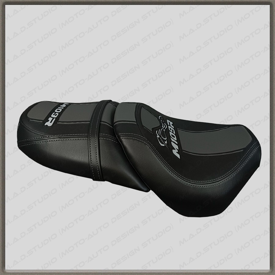 CUSTOM (Black+D.Gray+L.Gray+strips) Seat Cover Suzuki BOULEVARD M109R (06-26)