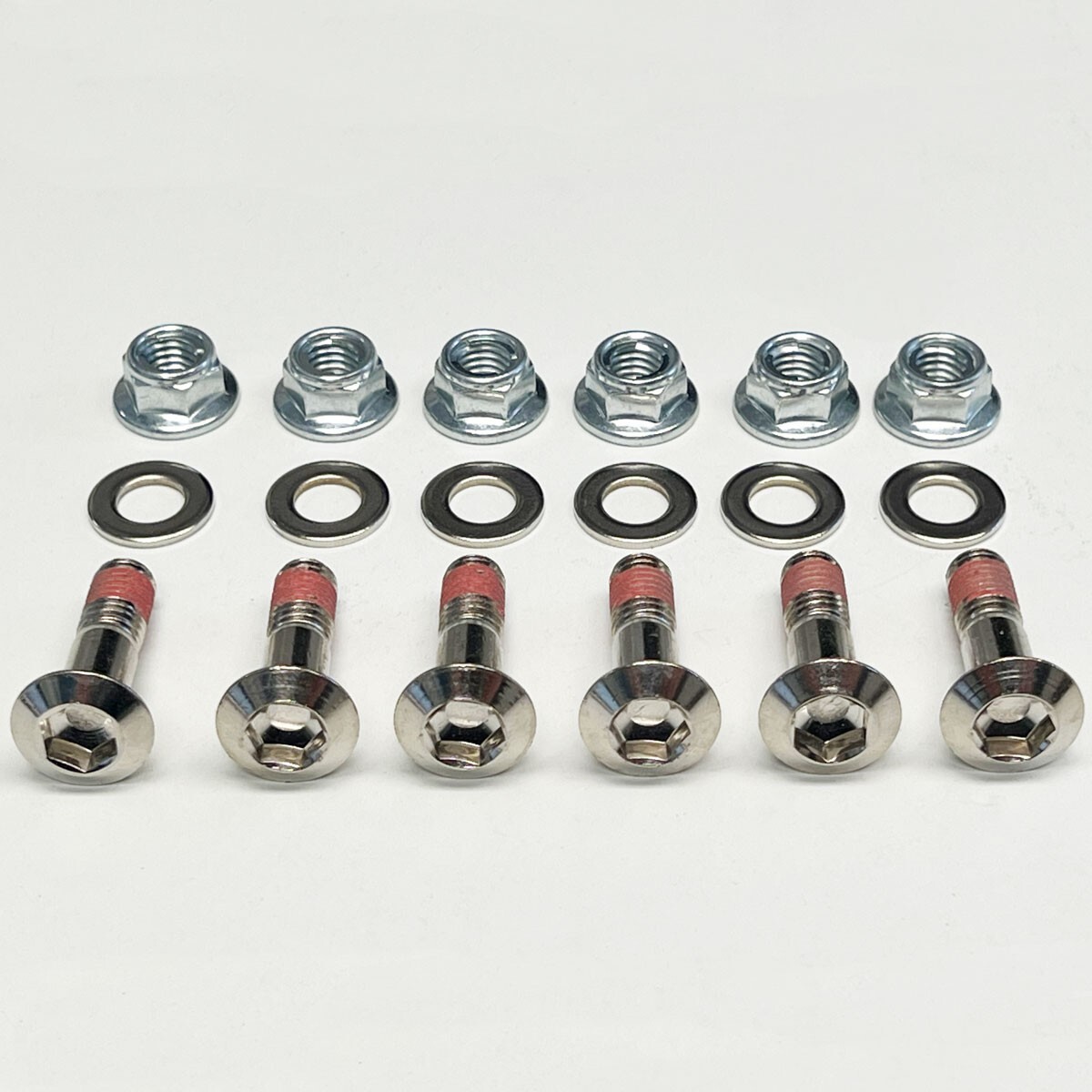 Nickel Rear Sprocket Bolts Suzuki RM RMZ 80 85 125 250 RMZ250 RMZ450 RM250 RM125