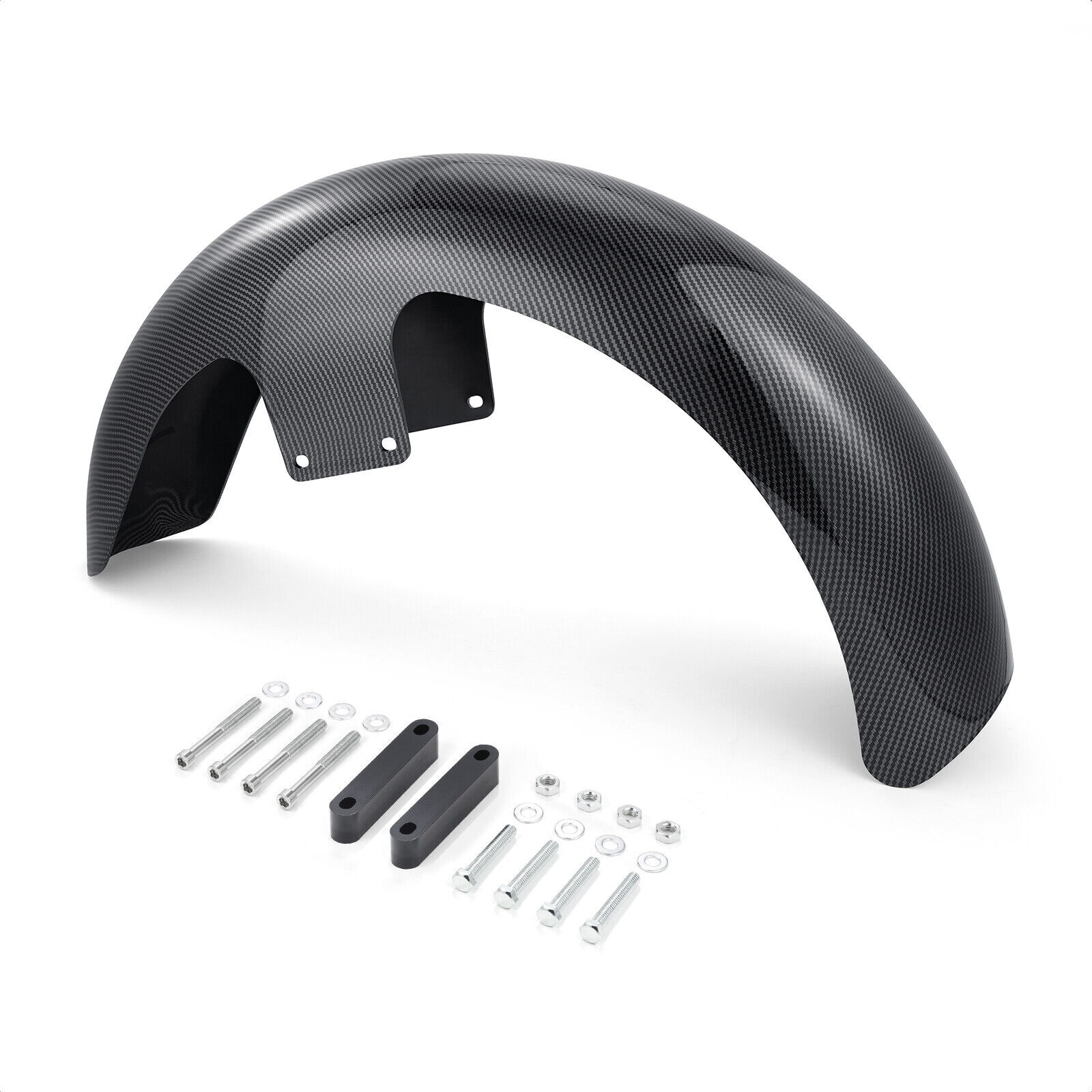ABS 21”Carbon Fiber Front Fender For Harley Touring Road King Road Glide Bagger