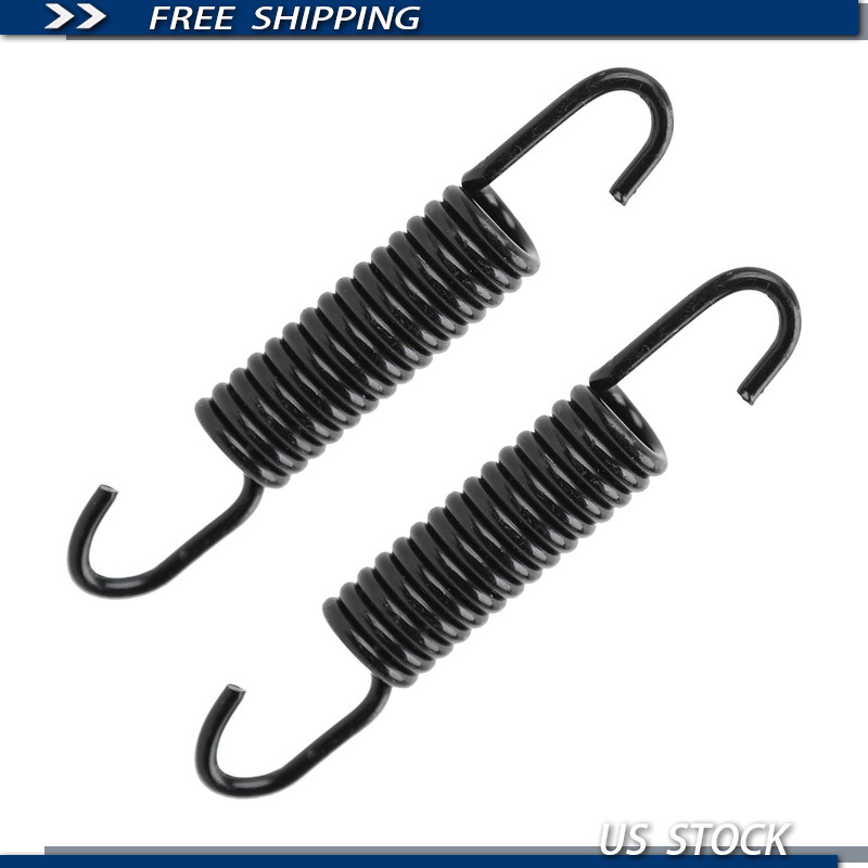 Dirt Bike Kickstand Spring and Brake Pedal Return Spring – 2-Pack, Black, 100MM