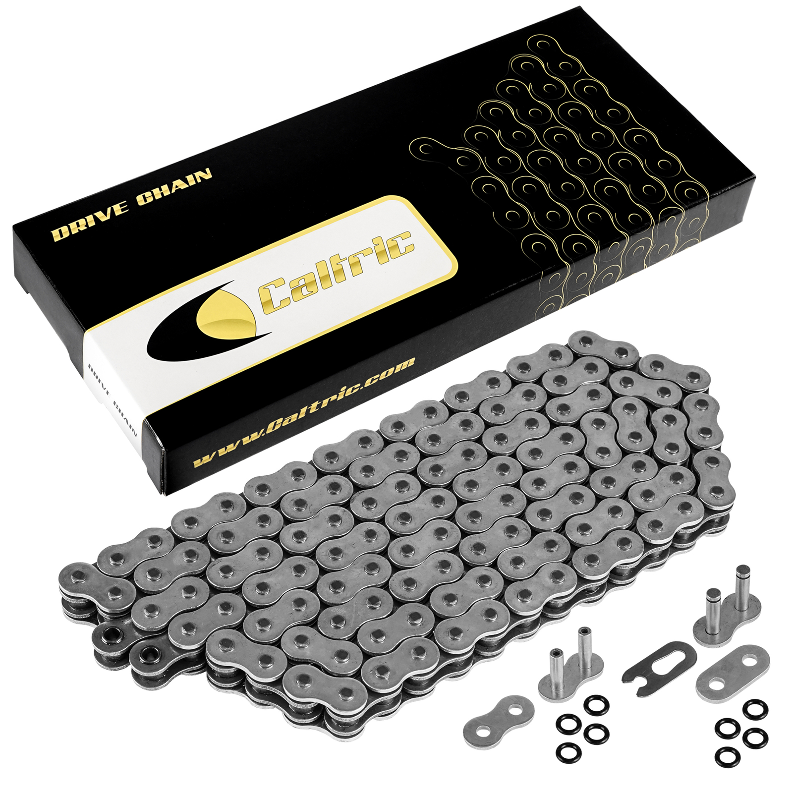 O-Ring Drive Steel Chain for Kawasaki ZR750 ZR7S ZR-7S 2001 2002 2003 2004