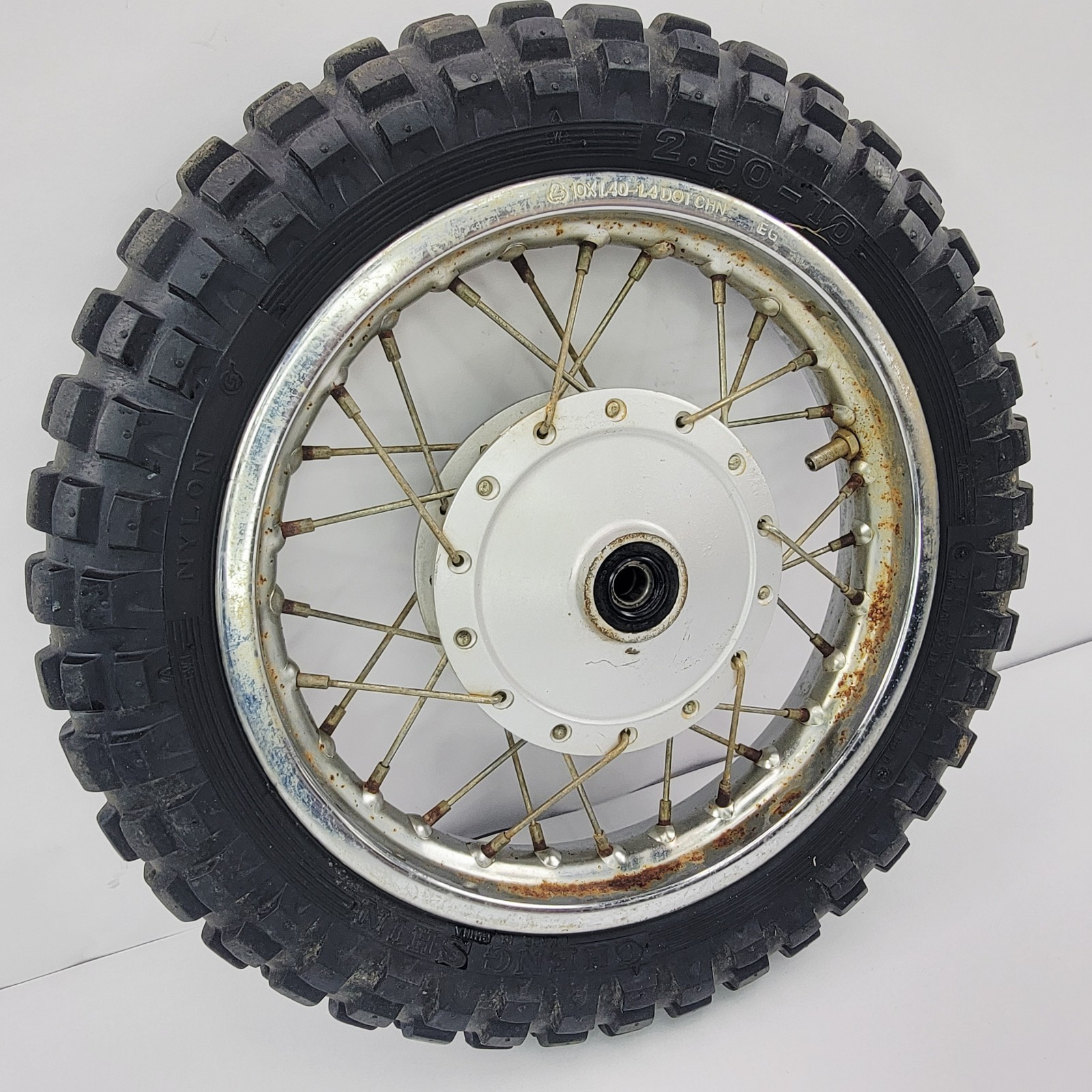 2006 06-25 Yamaha TTR 50 Front Wheel Rim With New Tire Included 10×2.50 Kenda