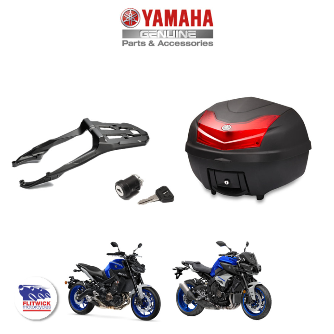 Genuine Yamaha MT-09 up to 2020 & MT-10 (All Years) 39l Top Box Luggage Kit