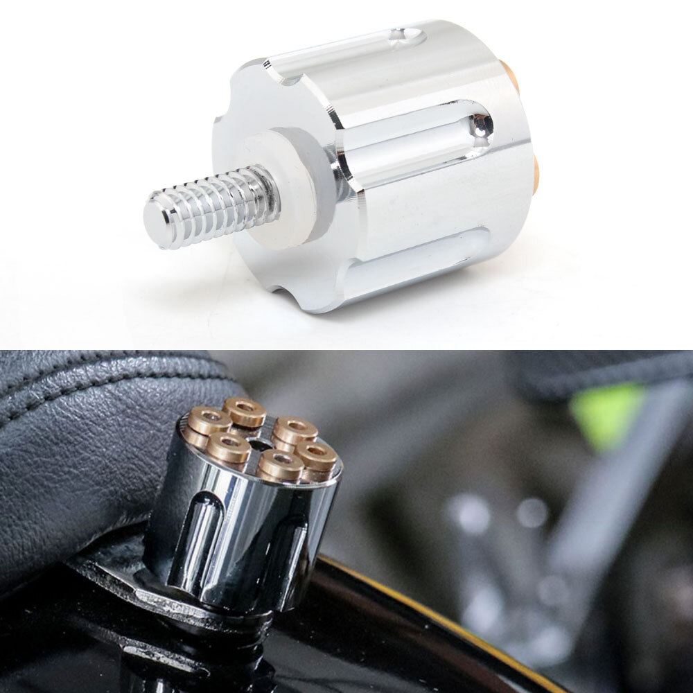 Motorbike Edge Cut Aluminum Rear Seat Bolt Screw For Harley All Models 1996-2023