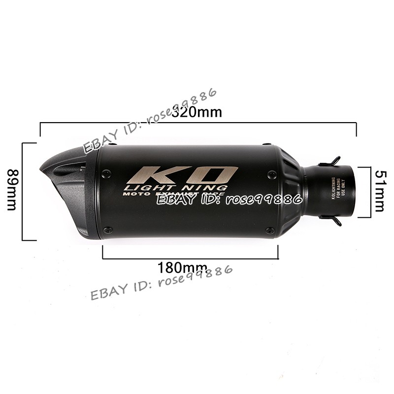 For CF-Moto 250NK 250SR 300NK 300SR 300SS Full Exhaust System Front Pipe Muffler