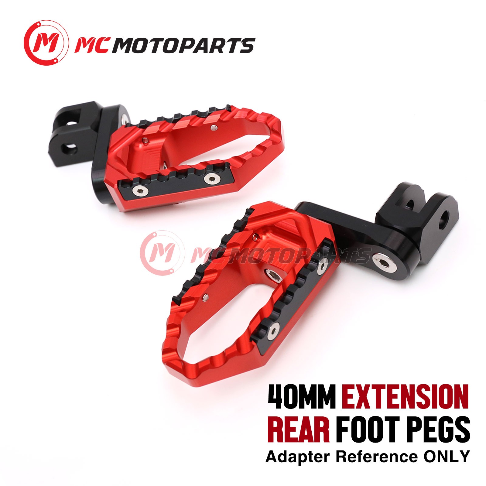 For Yamaha XT 1200 Z SuperTenere 2010-2017 1.5 in. Lowering Passenger Foot Pegs