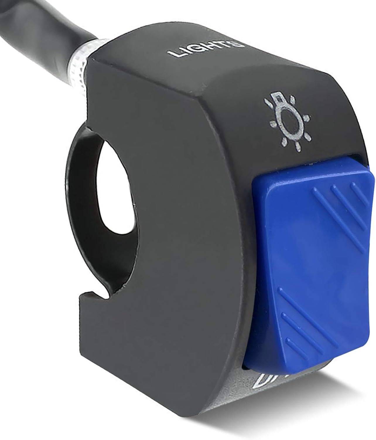 On Off Push Button Toggle Switch Motorcycle HandlebarColor: blue