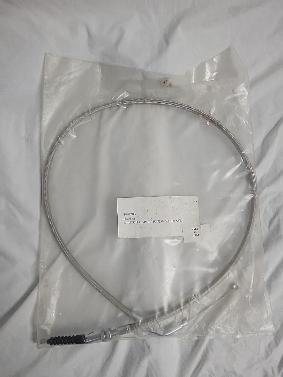 Motorcycle Metal Chrome Clutch Cable Compatible with HONDA VT600 STD SHADOW VLX