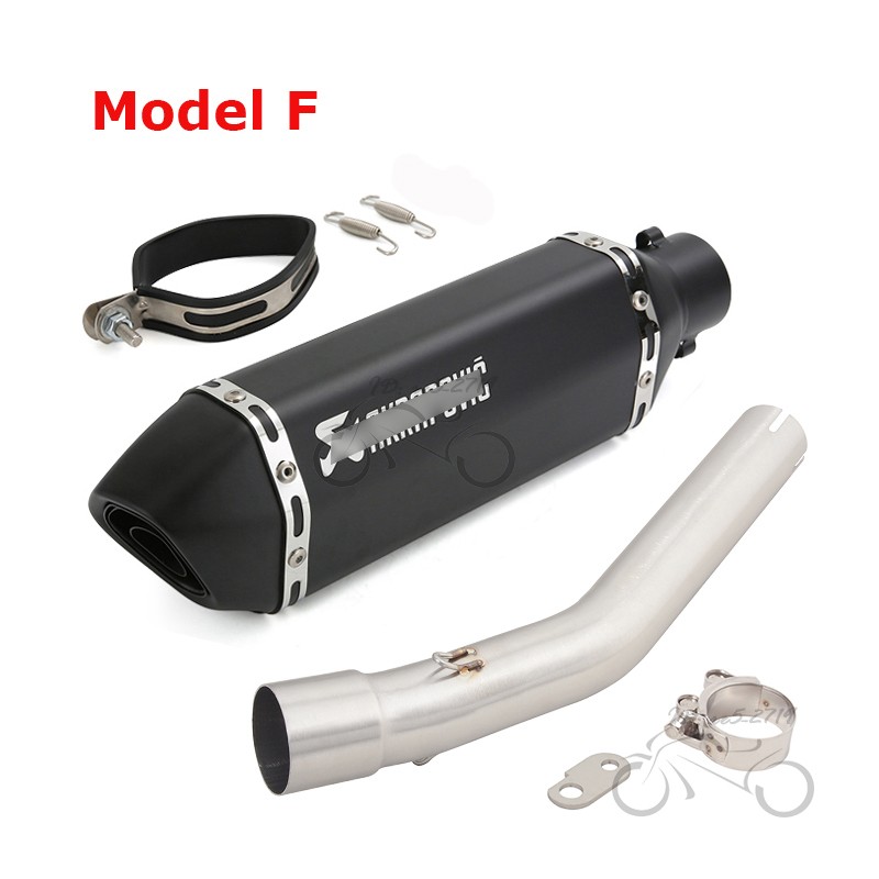 Tenere 700 2019-2025 for Yamaha XTZ07 Exhaust Mid Tail Pipe Slip on Muffler Tips
