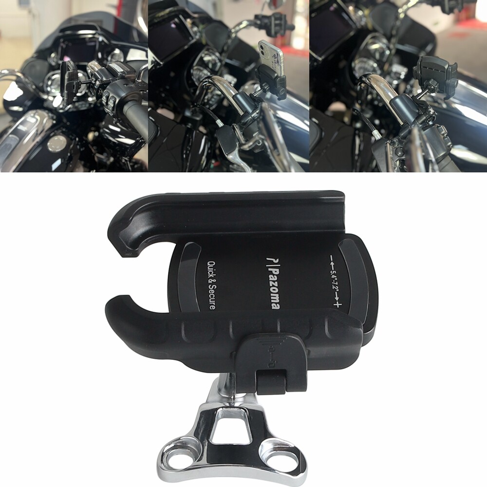 Handlebar Mount Phone Carrier Holder Bracket For CVO Road Glide Limited FLTRKSE