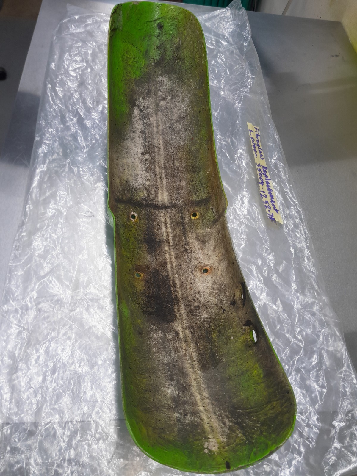 Kawasaki KR-1S KR1 Fender L.GREEN 35004-1252-7F replacement made in Fibreglass