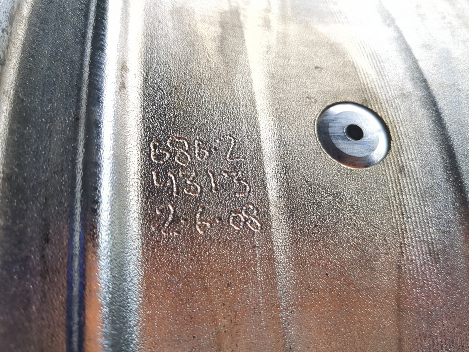 06-07 Kawasaki Ninja ZX10 ZX10R 17X6.00 Rear Wheel Rim STRAIGHT