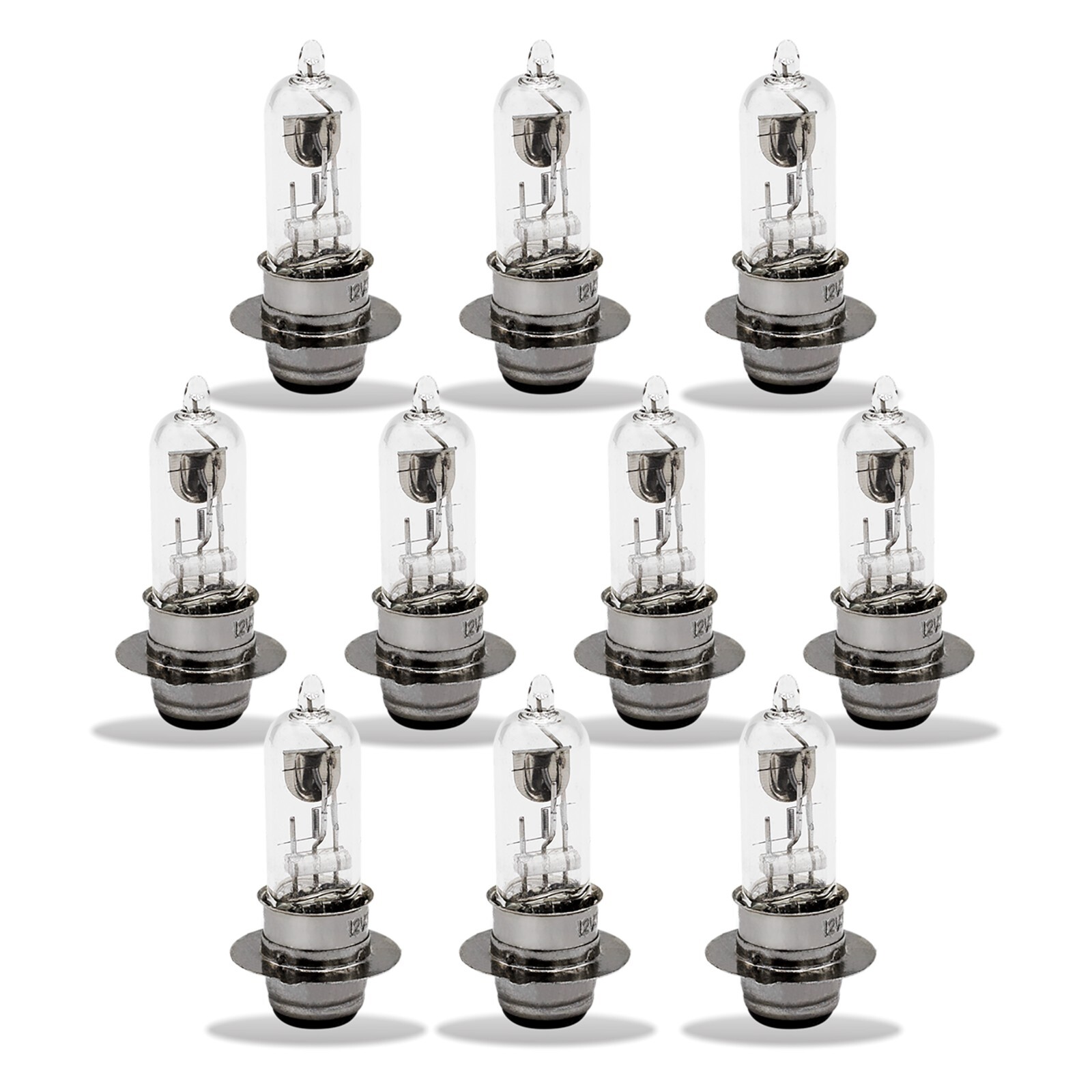 10 12V 18/18w Pointy Scooter Light Bulbs 50cc 150cc 250cc Znen Jonway Tank Baron