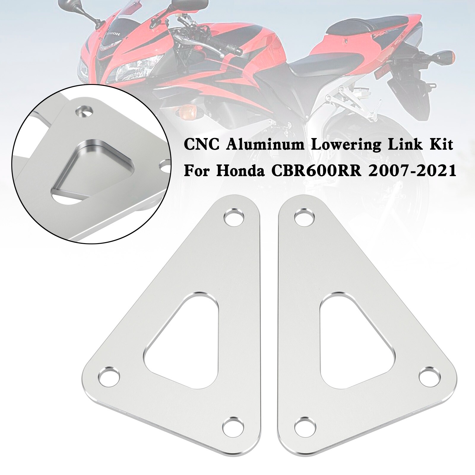 CNC Aluminum Lowering Link Kit For Honda CBR600RR CBR600 2007-2021 US