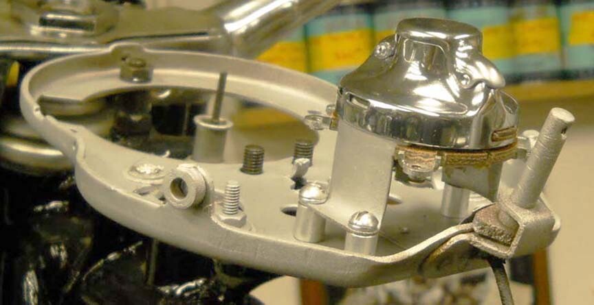 Skull & Cateye DASH MOUNTING Kit for 1936 – 1946 Harley Knuckle UL 45 WLA Servi