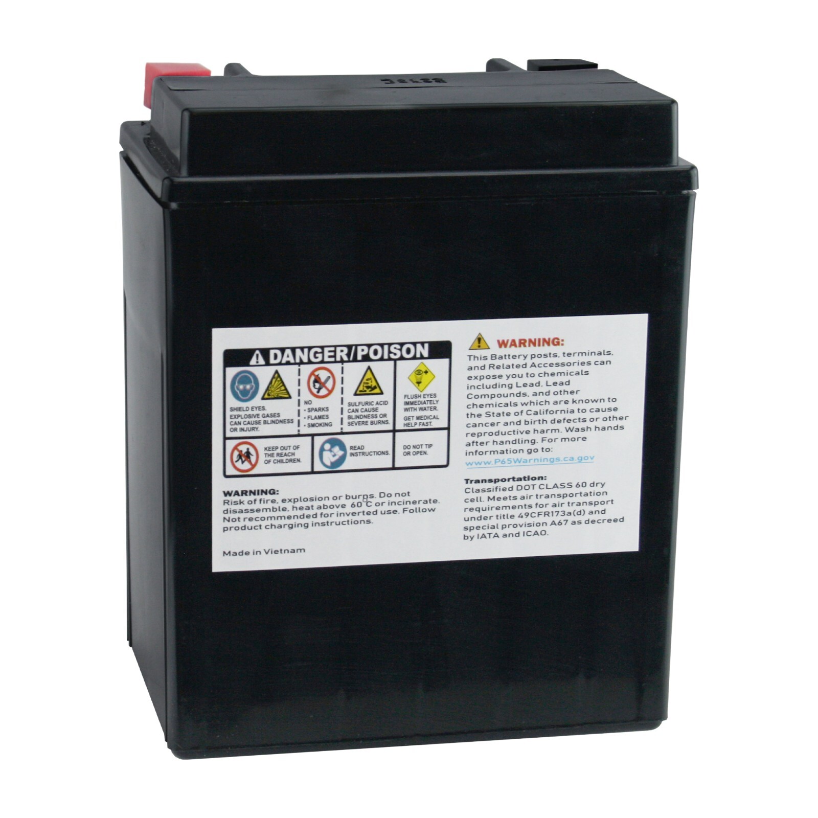 PowerStar YTX14AHL-BS Jet Ski Battery for ARCTIC CAT Tiger Shark 770CC 97-’99