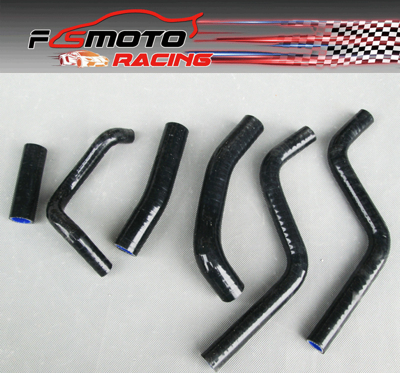 BLACK Silicone Radiator Hose For Honda CR250 CR250R 2-stroke 1988 1989 1990 1991
