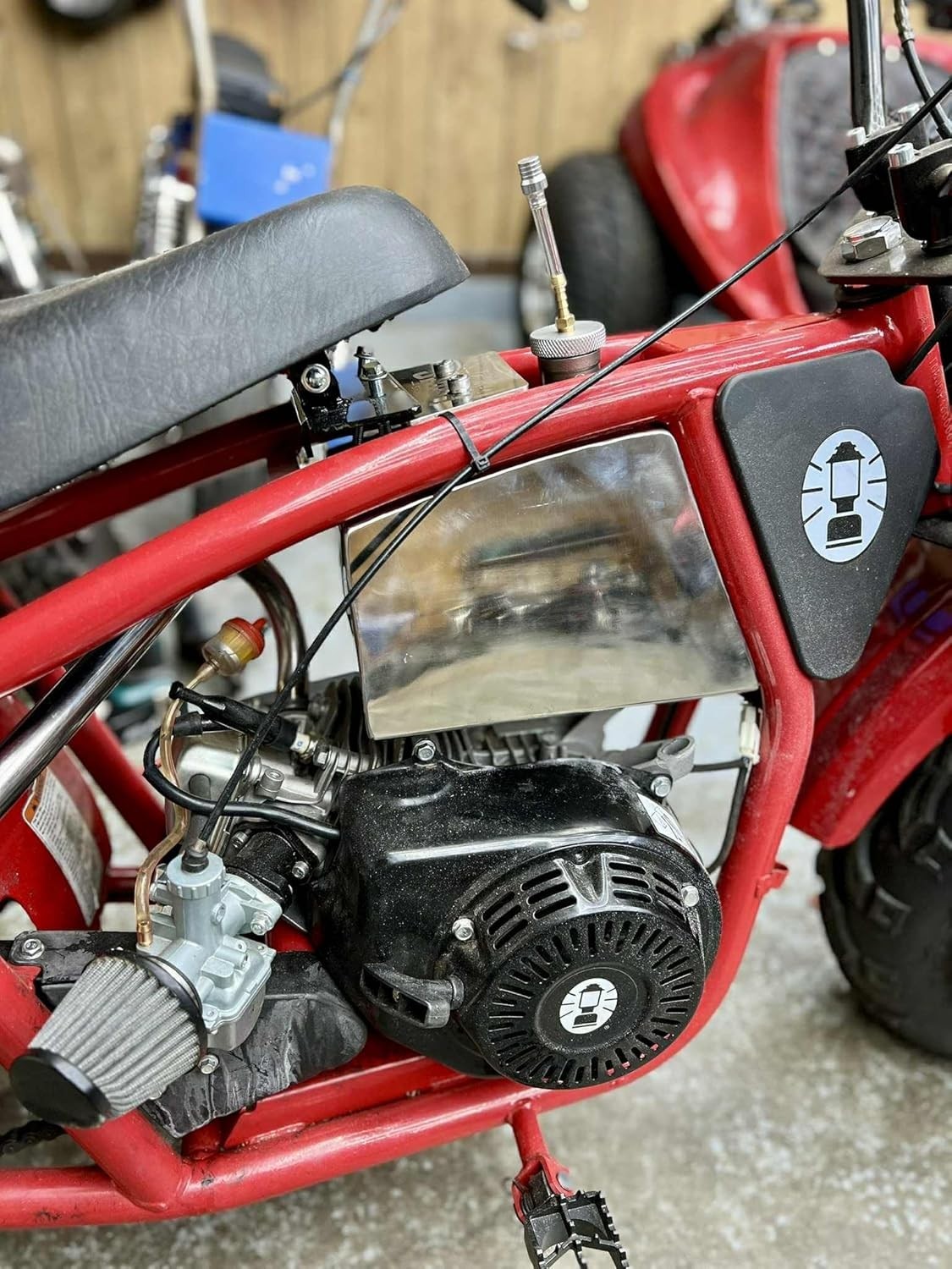 5L Stainless Steel Gas Tank for Coleman B200 B200RSV B200RS Mini Bike