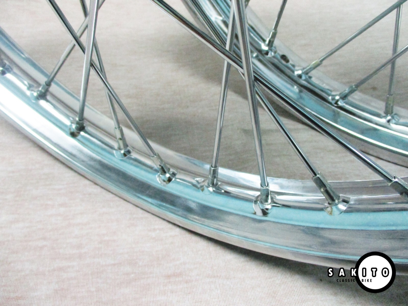 Fit YAMAHA YL2 FRONT & REAR WHEEL SILVER SIZE 18″/18″ [sa401]